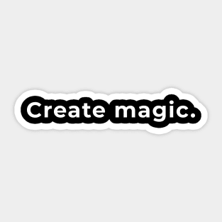 Create Magic - Typograpgy Sticker